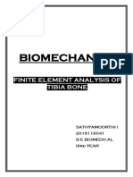 Biomechanics: Finite Element Analysis of Tibia Bone