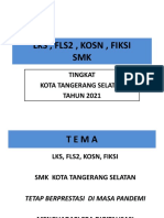 Sosialisasi Kepsek LKS, Fls2n, Kosn, Fiksi Tangsel 2021