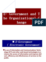 E-Government and Organizational Change