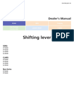 Shifting Lever: Dealer's Manual