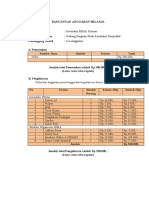 RANCANGAN ANGGARAN BELANJA HIMA KESMAS