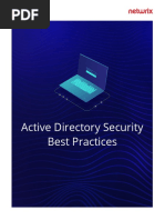 Active Directory Security Best Practices