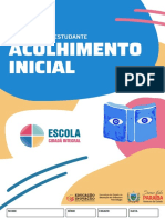 Acolhimento Inicial: Portfólio Do Estudante