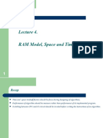 RAM Model, Space and Time Complexity