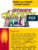 Konsep Dan Prinsif Patient Safety