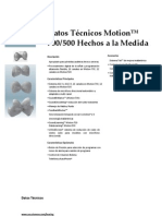 Datos Tecnicos Motion 700-500 Hecho A La Medidal