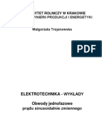 Elektrotechnika - Wykład Z Obwodów Prądu Zmiennego 1-Fazowego