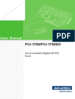 PCI-1750/PCI-1750SO: User Manual
