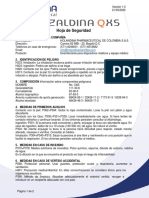 MSDS Benzaldina QXS 05 2020