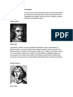 Filosofos de La Filosofia Moderna