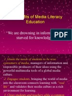 10 Benefits of Media Literacy Education: "We Are Drowning in Information But Starved For Knowledge."