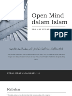 Open Mind Dalam Islam