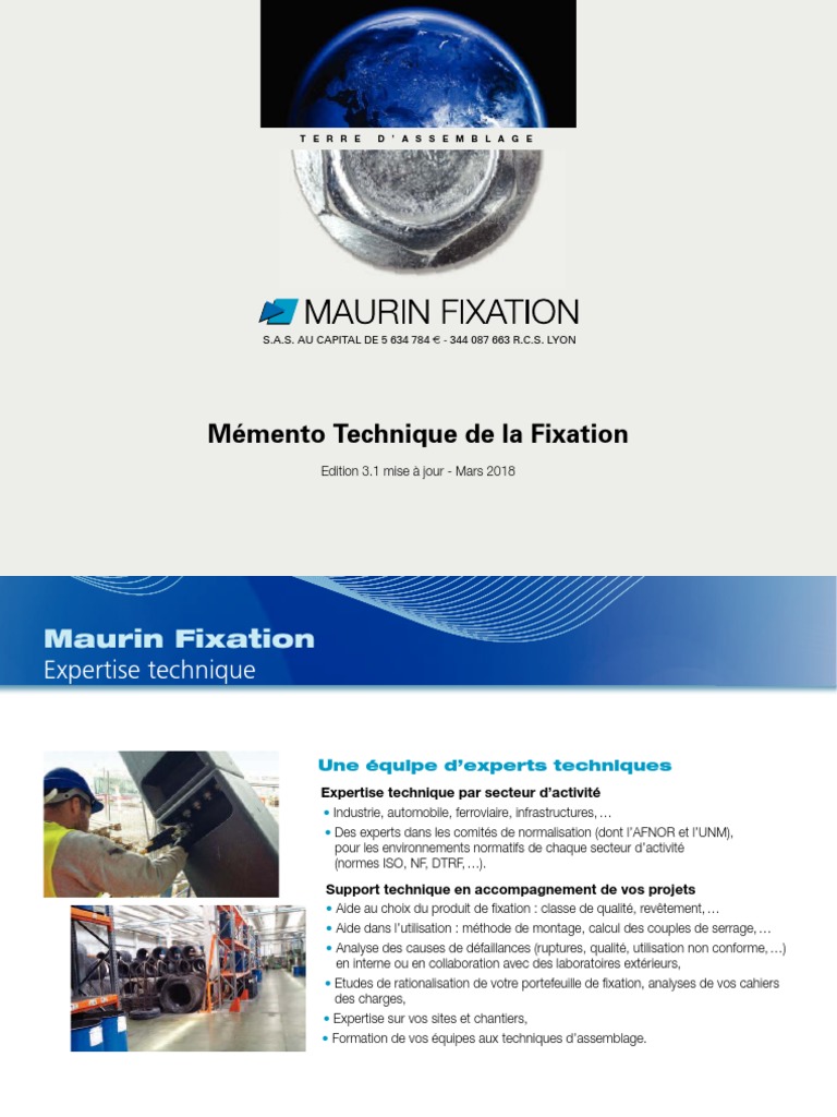 Memento Technique Mau Fix 1 Lnew1 PDF Rivet Soudage