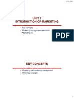 Unit 1 Introduction To Marketing