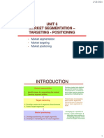 STP Framework for Market Segmentation, Targeting & Positioning