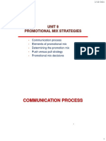 Unit 9 Promotional Mix Strategies: Communication Process