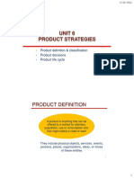 Unit 6 Product Strategy