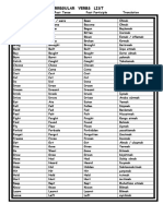 Irregular Verbs