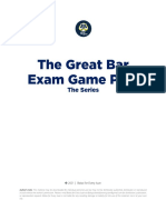 The Great Bar Exam Game Plan