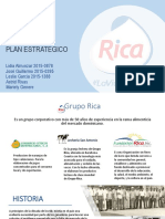 Plan estratégico Grupo Rica