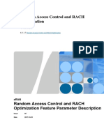 Random Access Control and RACH Optimization