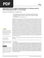 Processes: Applying Lean Six Sigma Methodology To A Pharmaceutical Manufacturing Facility: A Case Study