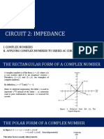 Circuit 2: Impedance: I. Complex Numbers Ii. Applying Complex Numbers To Series Ac Circuits