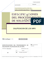 ESPECIFICACIONES DEL PROCEDIMIENTO DE SOLDADURA CALIFICACION DE LOS WPS. - PPT Descargar