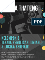 Kelompok 8 Teknik Penulisan Ilmiah (Timteng)