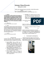 Sistema Masa-Resorte: Análisis del Movimiento Ondulatorio