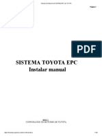 Manual de Instalación Del SISTEMA EPC de TOYOTA