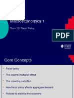 Topic 10 - Fiscal Policy