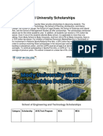 Modi University Scholarships