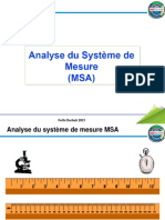 Analyse Du Système de Mesure MSA: Fethi Derbeli 2021