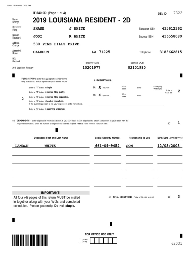 file louisiana tax return online free