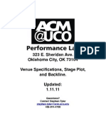 Intro To Artist Development - ACMPL Venue Spec 1.12.11