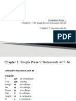 Statements With Be