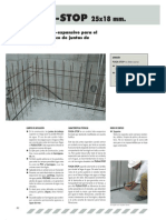 Fuga Stop 25x18 MM - Guia de Uso y Aplicaciones - ES