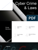 Cyber Crime & Laws: Business Law Project Msc-It A5