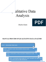 Qualitative Data Analysis  