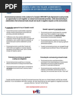 2010-04-23 - Canadian Environment Blurb - CARICOM-Canada TADA