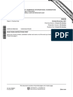 University of Cambridge International Examinations General Certificate of Education Advanced Subsidiary Level and Advanced Level