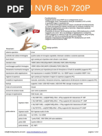 MINI NVR 8CH 720P