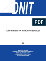 Álbum DNIT - Projs. Tipos de Dispositivos Drenagem