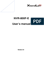 NVR-800F-E User's Manual Guide