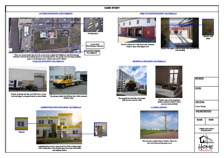 Building Materials Case Study | PDF | Window | Roof