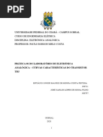 Relatorio 3 - Eletrônica Analógica - TBJ