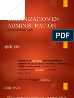 Organización y estructura administrativa