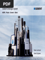 Geberit Drainage Systems HDPE Pluvia Sovent Silent