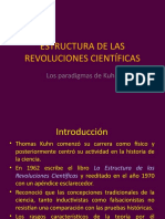Presentación sobre La Estructura de las Revoluciones Científicas (1962) de T. Kuhn 